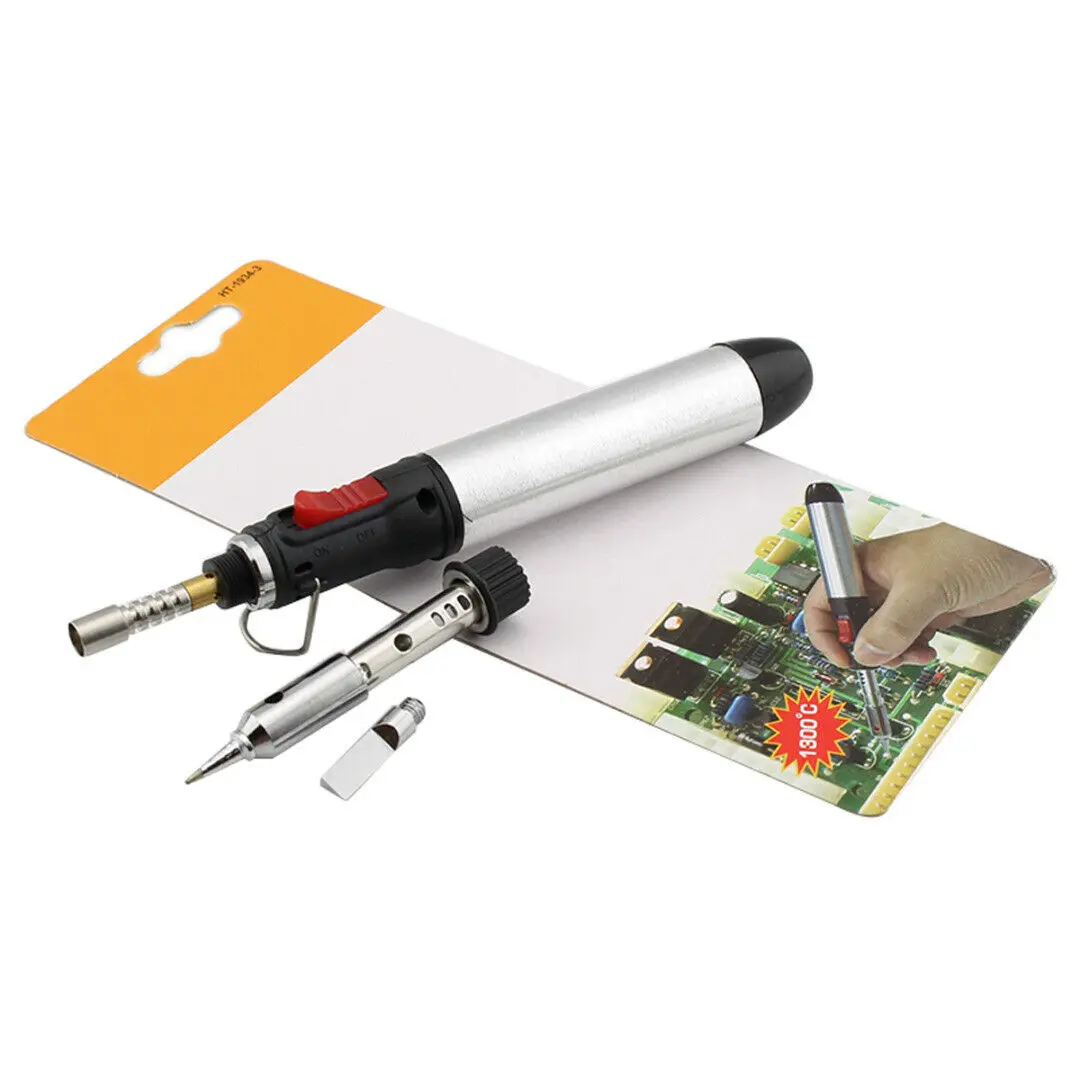 

Tool Soldering Iron Parts HT-1937 Flame Butane Gas Torch Pen type Welding