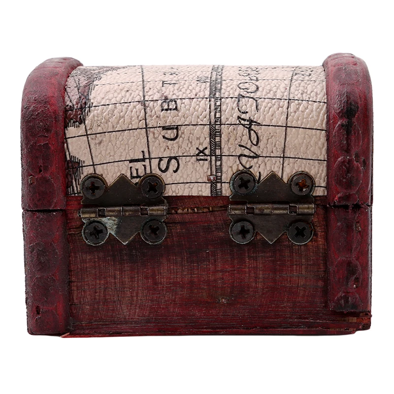 Ретро Стильный винтажный металлический замок Ювелирный сундук чехол ручная