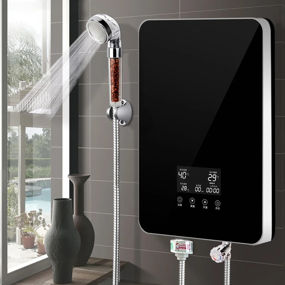 Tap water household quick-heating small shower toilet water heater