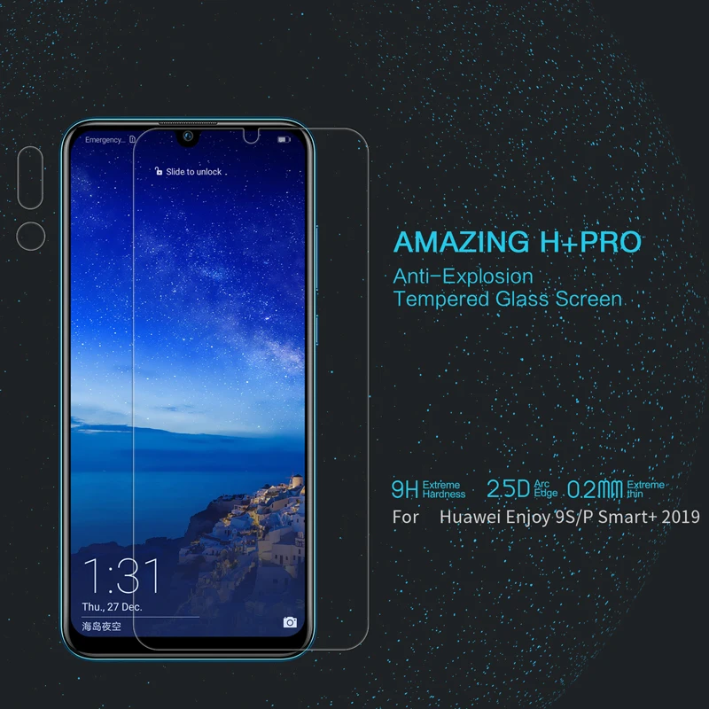 Для Huawei P Smart Plus 2019 закаленное стекло Nillkin Amazing H + Pro защита для экрана 2.5D изогнутая