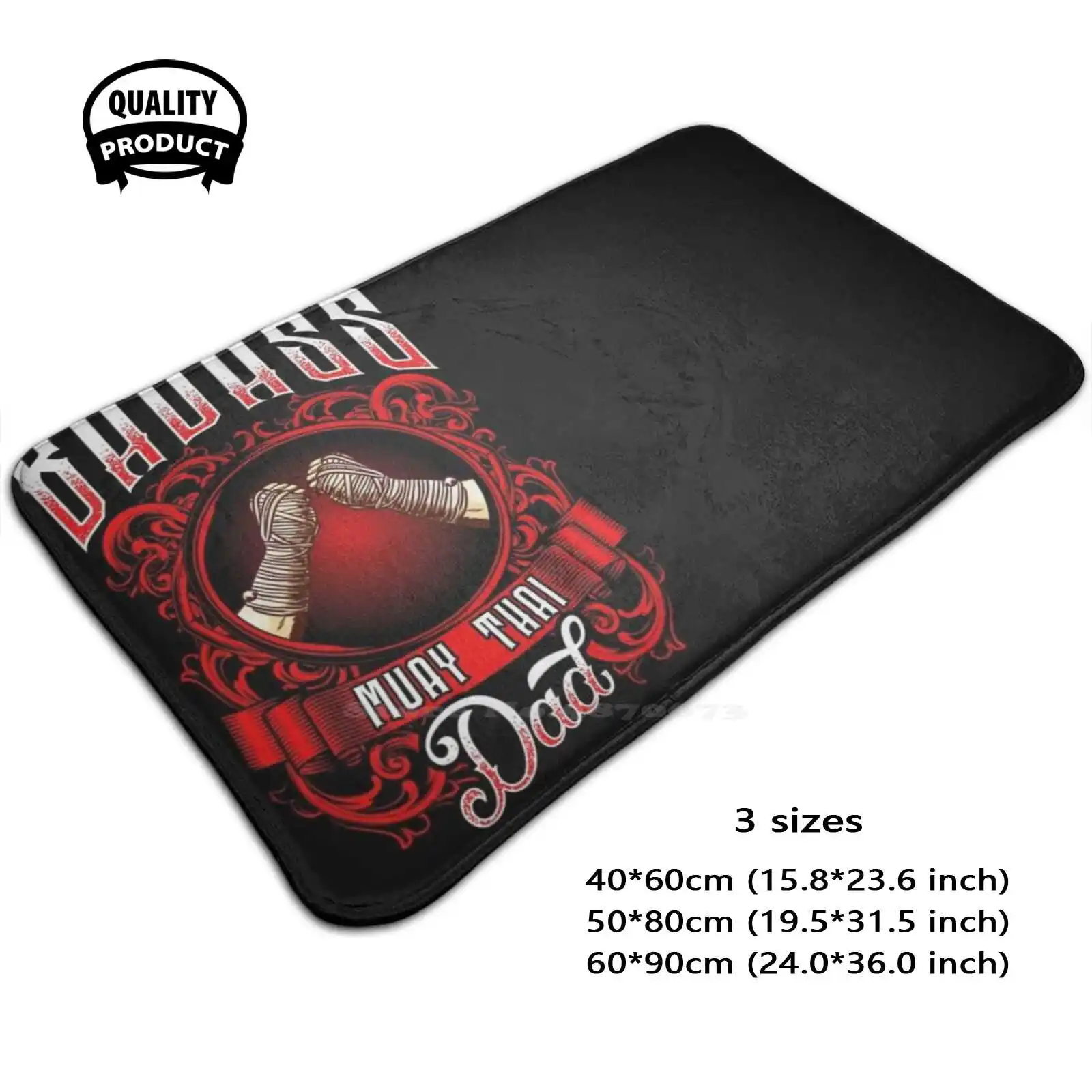 Бадзас Муай Тай папа Смешанные боевые искусства удобный дверной коврик для ног