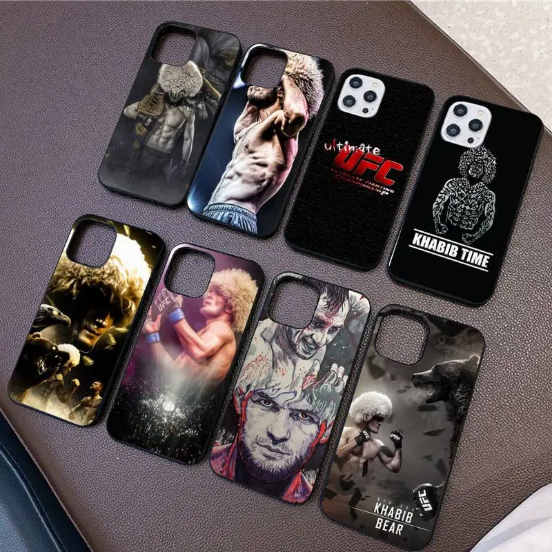 Khabib nurmagomedov UFC чехол для телефона iPhone 11 8 7 6 6S Plus X XS MAX 5 5S SE 2020 XR pro DIY capa | Мобильные