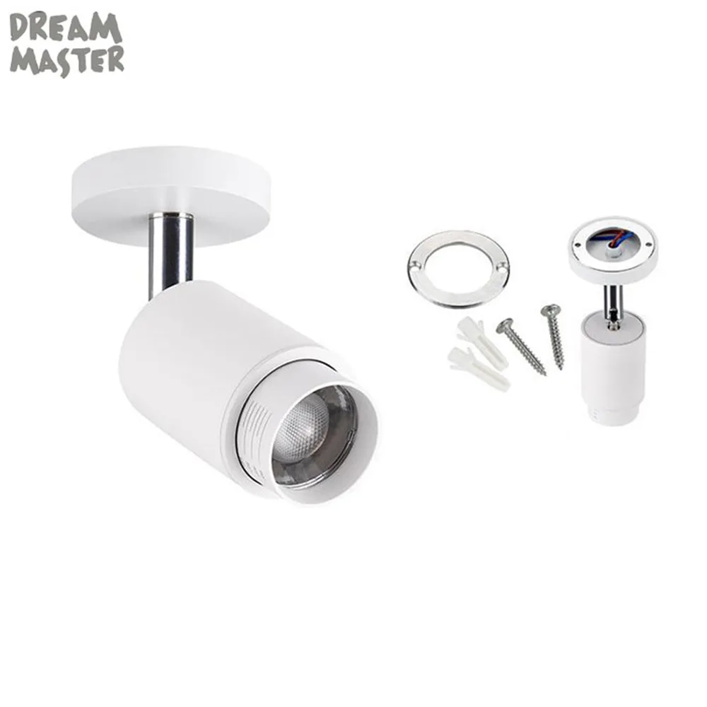 Скандинавский светодиодный Трековый светильник с регулируемым фокусом от 15 до 60