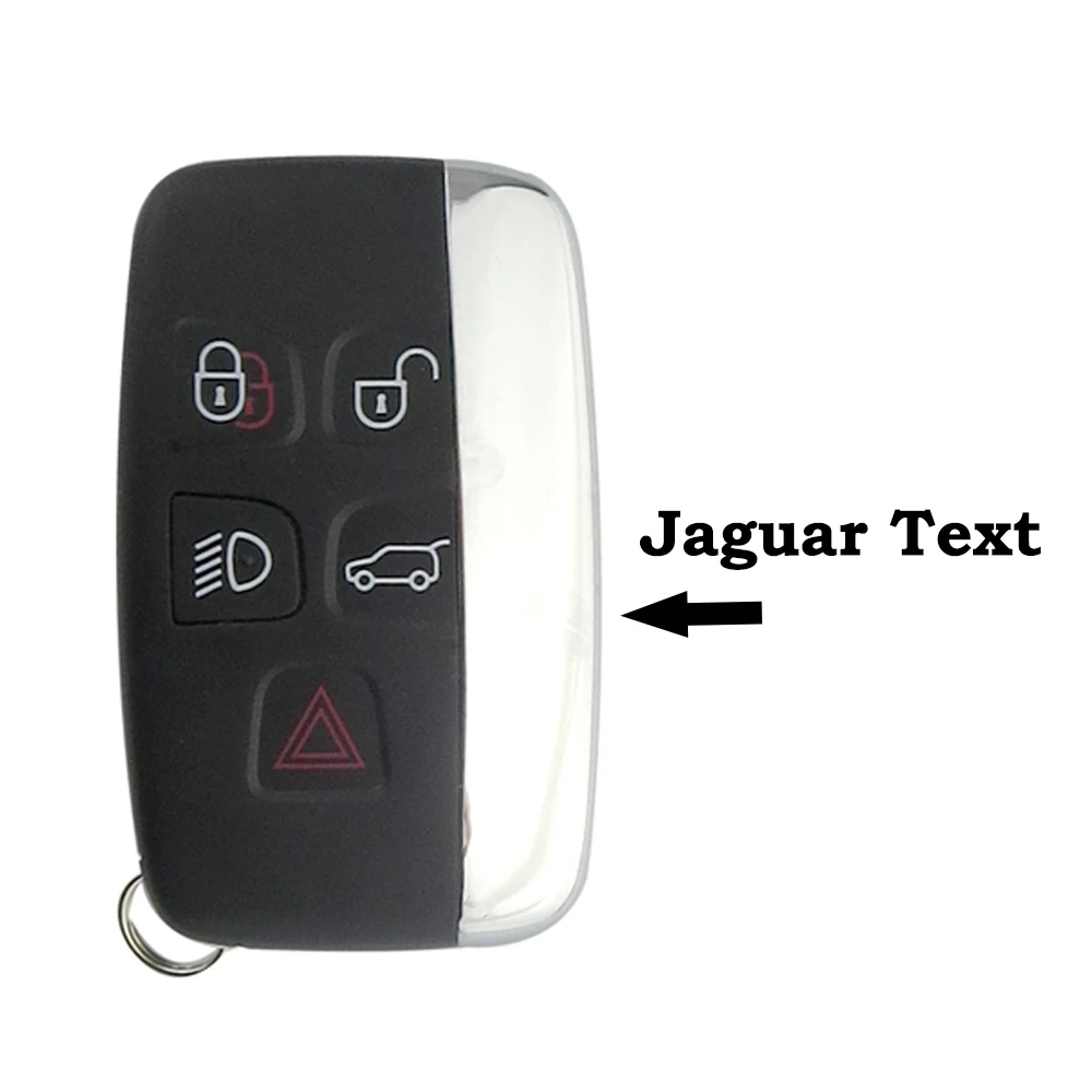 Чехол OkeyTech для Jaguar Xf Xk Smart Key, чехол, держатель Fob, 5 кнопок, со вставкой, пустые лезвия, металл, есть для текста Jaguar - Цвет: Original Type 1