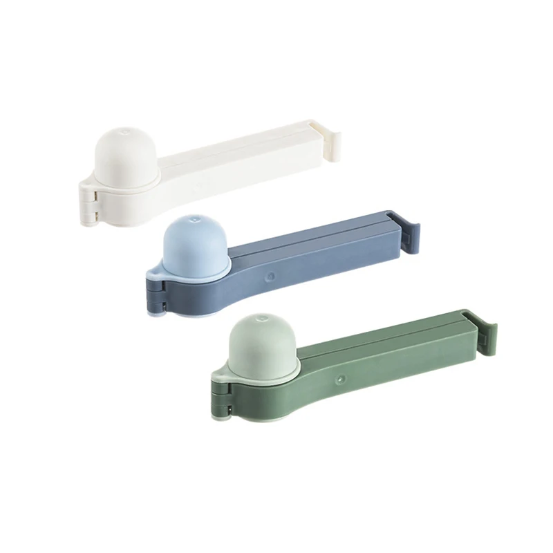 

3Pcs Kitchen Storage Food Snack Seal Sealing Bag Clips Sealer Clamp Moisture-proof Plastic Bag Clip With Discharge Nozzle