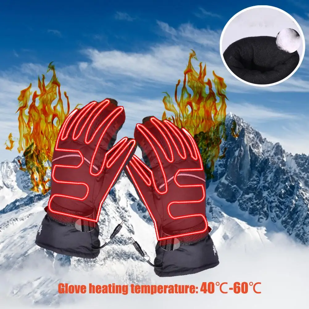 Перчатки для мотоцикла с сенсорным экраном и подогревом водонепроницаемые