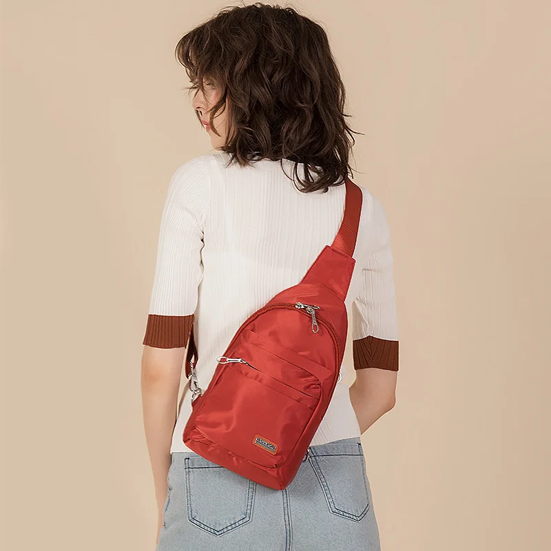 Fouvor 2019 New Fashion Women Oxford Small Chest Bags Waterproof Nylon Canvas Bag Sport Messenger For Teenage Girls 2800-16 | Багаж и
