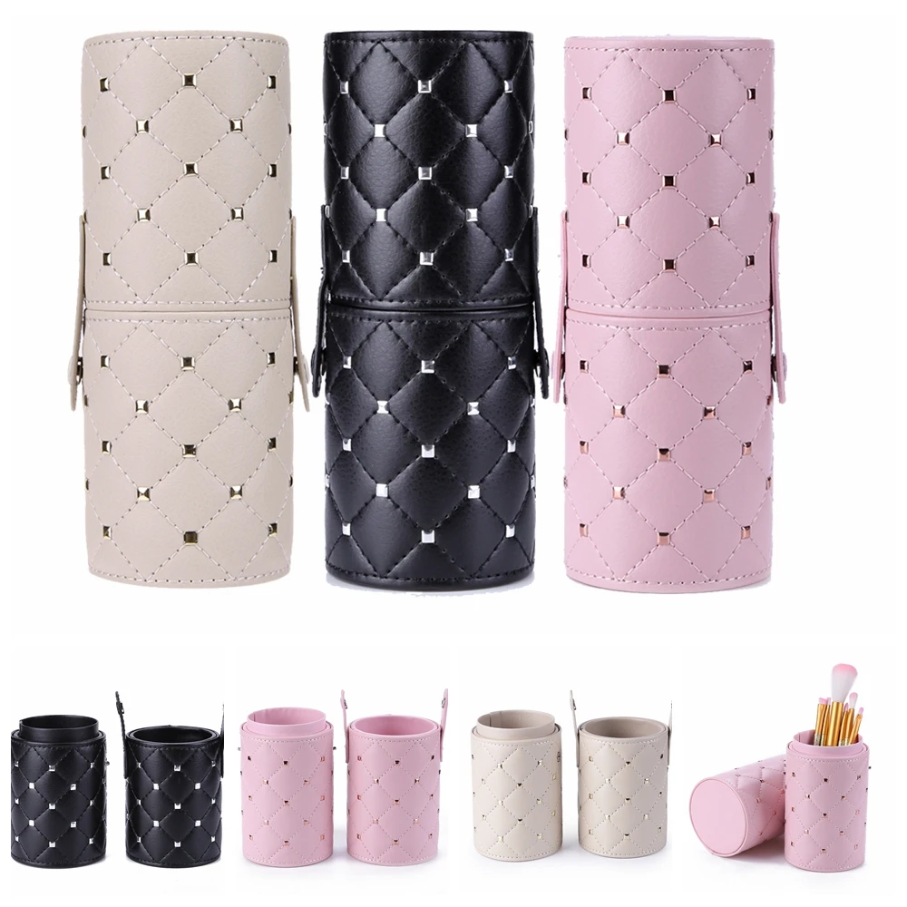 Алмазные кисти для макияжа с единорогом чехол искусственная кожа дорожная