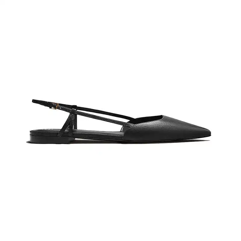 

New women's shoes with flat bottom and open heel sandals in summer 2020