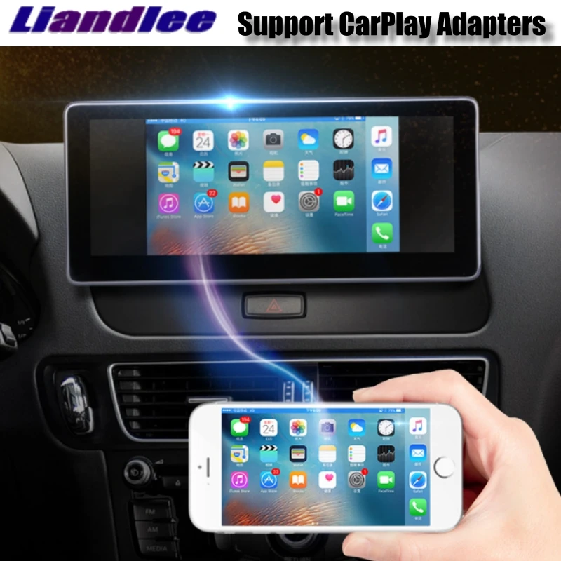 Liandlee автомобильный мультимедийный плеер NAVI CarPlay для Audi Q5 8R 2009 ~ 2018 MMI Android 10 25 дюймов