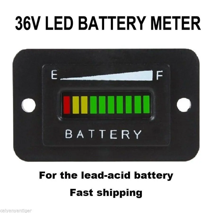 36 вольт индикатор заряда батареи измерительный прибор для EZGO Club Car Golf Cart Boat ATV CSV |