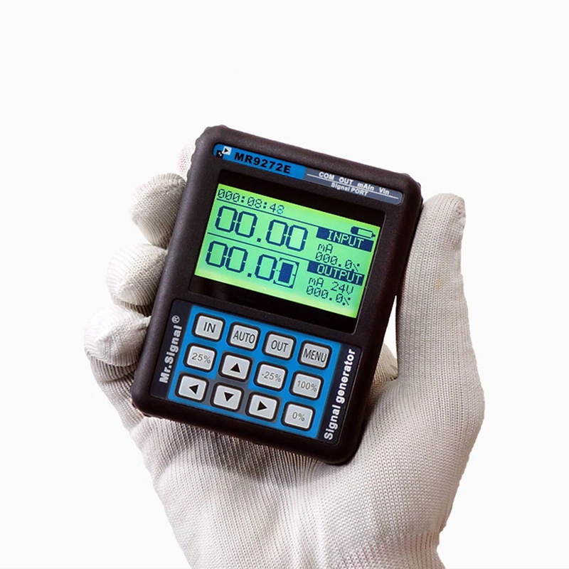 

MR9272E 4-20mA Handheld Signal Generator Current and Voltage Process Calibrator Valve Positioner Transmitter Commissioning