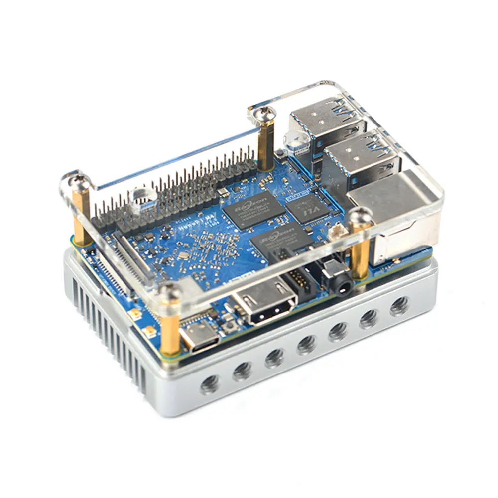 NanoPi M4V2 4 Гб DDR4 Rockchip RK3399 SoC 2 4G & 5G двухдиапазонный Wi Fi Поддержка Android 8 1 Ubuntu AI и