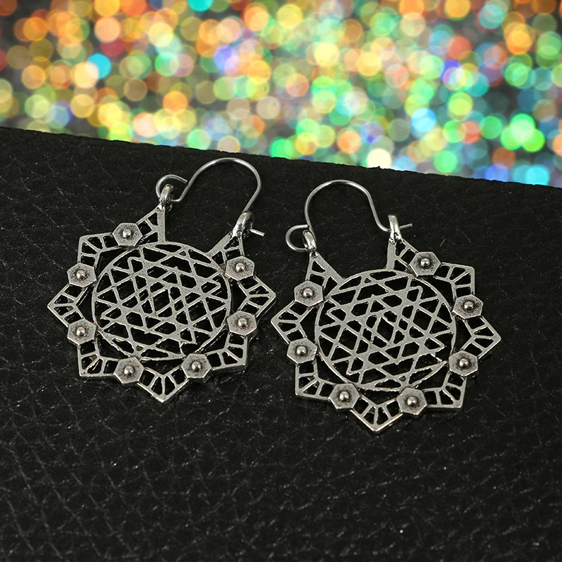 Богемные винтажные этнические Висячие серьги для женщин женские свадебные