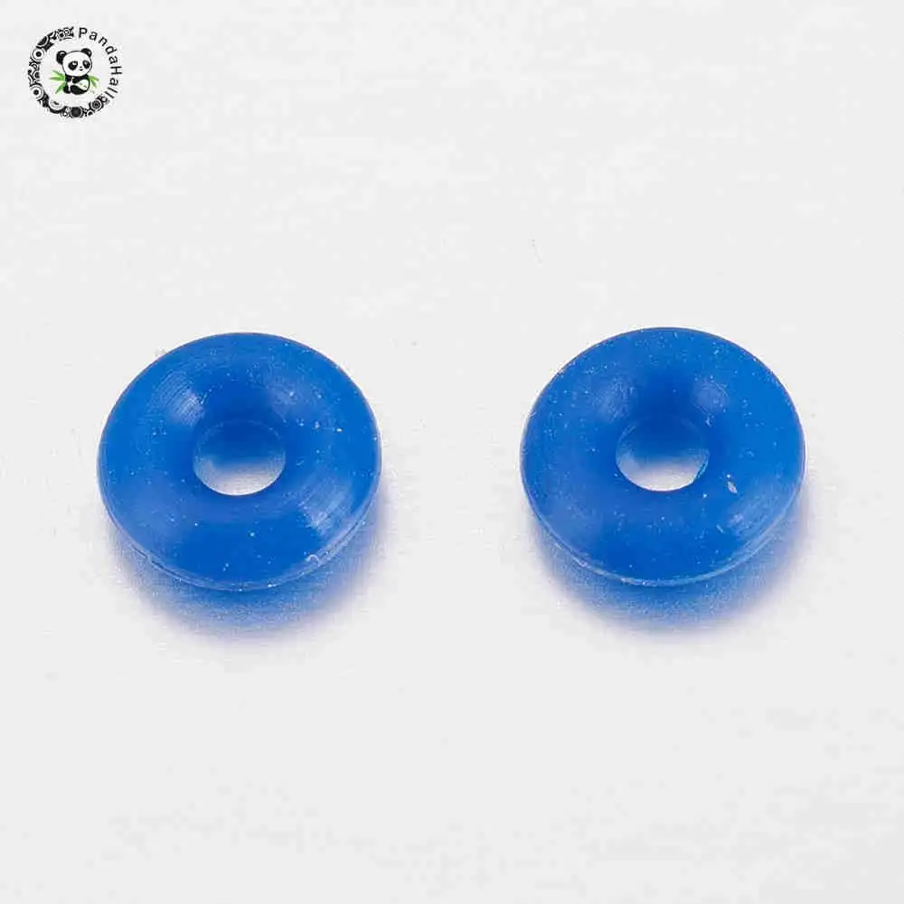 500pcs Rubber O Rings Connectors Fit European Clip Stopper Beads about 6mm in diameter 2mm thick hole: 2.5mm | Украшения и