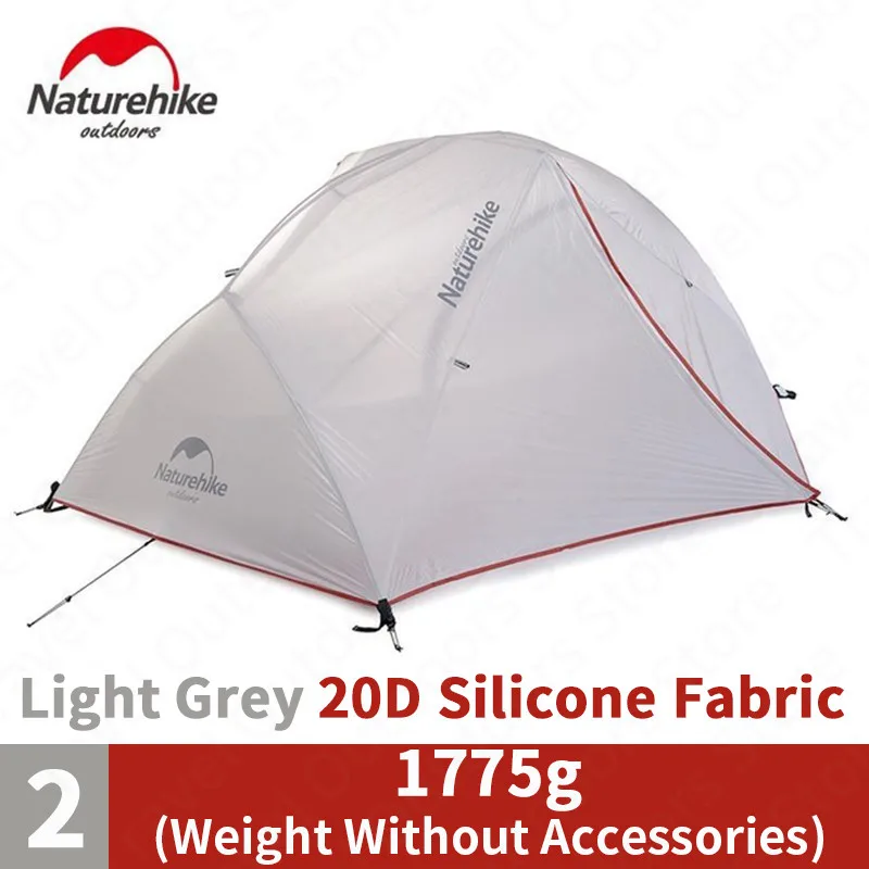 Naturehike модернизированная Звездная речная палатка сверхлегкая 2 человека 4 сезона