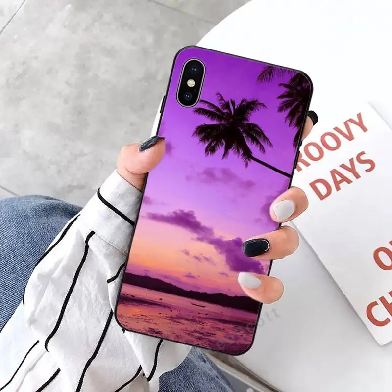 

Beach Ocean sea wave Phone Case for iPhone 11 12 mini pro XS MAX 8 7 6 6S Plus X 5S SE 2020 XR