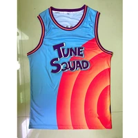 costume space jam 2 6 movie tune squad basketball jersey set sports air slam dunk sleeve shirt singlet uniform