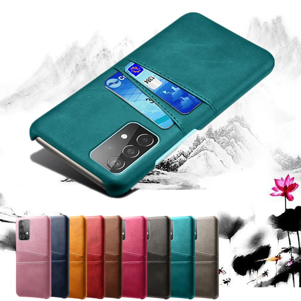 

For Samsung Galaxy A52s 5G Case SM-A528B Phone Cover Retro PU Leather Card Slots Case For Samsung M52 5G GalaxyM52 M 52 A 52s