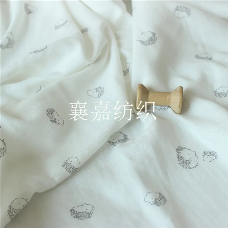 100x148 см милая маленькая ежик толстая хлопковая ткань для мальчиков одежда