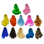 16 Женский Длинный шиньон для 12 дюймов экшн-фигурка шарнирная кукла DIY кукла женщина фигурка удлинитель волос DIY Аксессуары