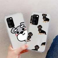 lovely dog cartoons phone case clear for samsung a 51 50 71 70 s 21 huawei p 40 30 honor 20 10 i oneplus 9 8 7 t x pro lite plus