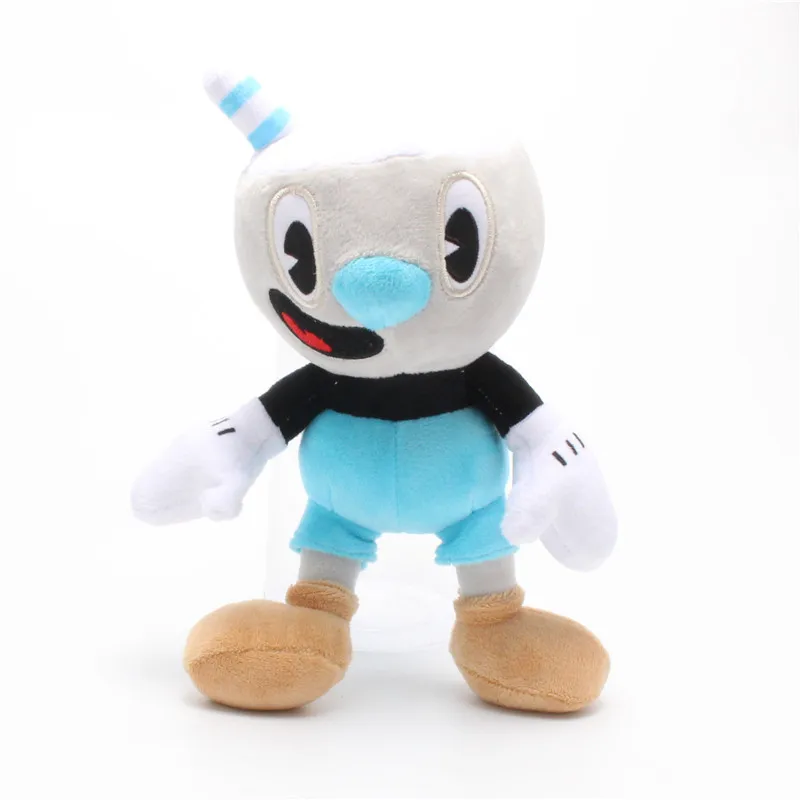 25 см Кубок плюшевые видео игры Mugman Boss дьявола легендарные Причастие чаша мягкие