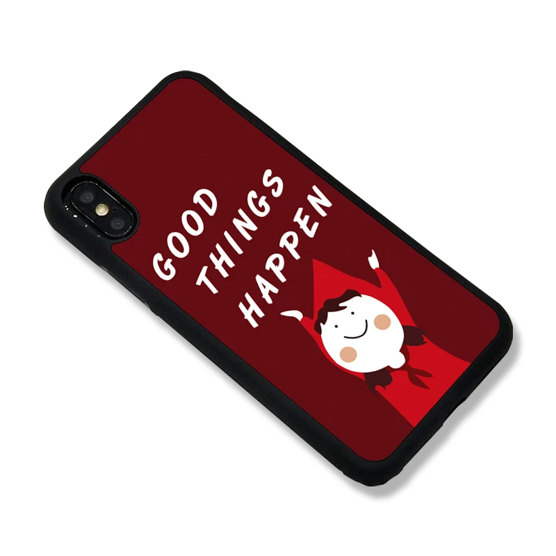 Защитный чехол bigflower для iphone 8Plus xs 7 с изображением милой счастливой