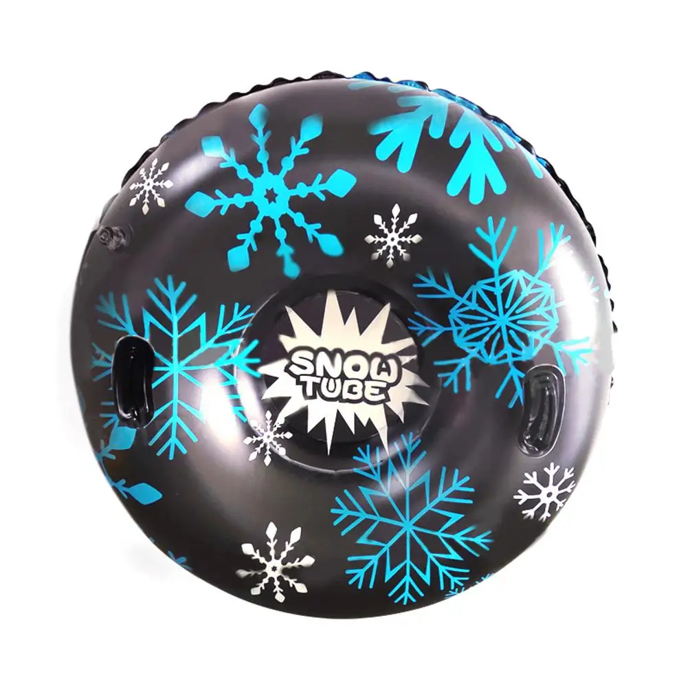 Floated Ski Board PVC Winter Inflatable Circle With Durable Handle Children Adult Snow Tubes Outdoor Skiing Accessories | Спорт и