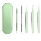 Высококачественный инструмент для удаления черных точек, акне, комедонов, прыщей, инструмент для удаления черных точек, иглы для прыщей, набор для ухода за кожей