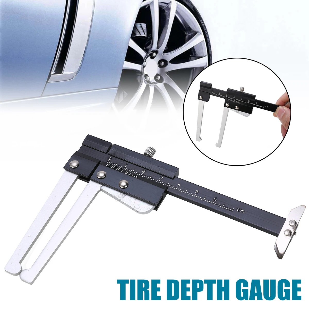 Измерительный инструмент для толщины тормозных дисков измеритель протектора