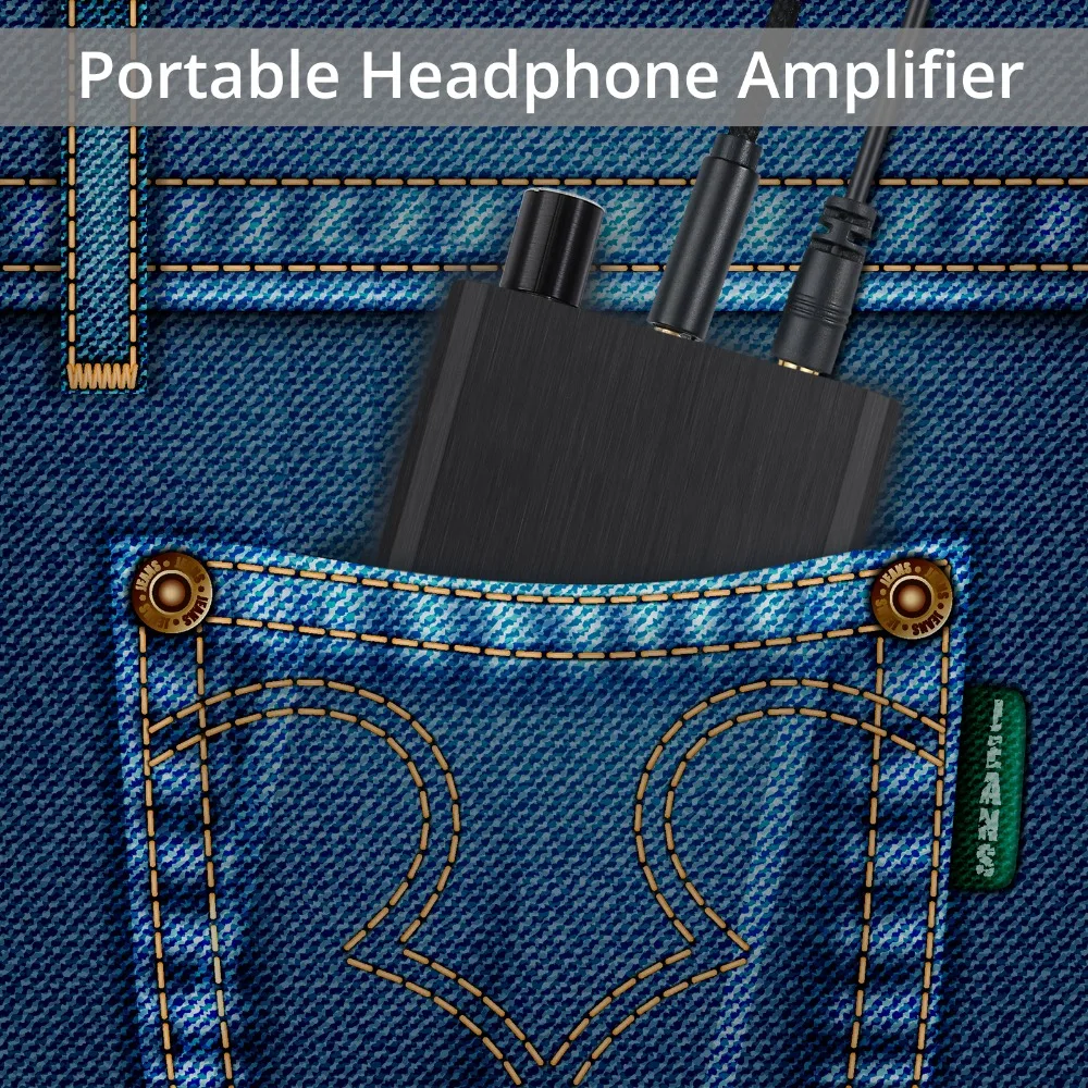 DAC HIFI Portable 3.5mm jack Headphone Subwoofer gain Audio output Thin and light Amplifier for smart phone Powerful Thrust | Электроника
