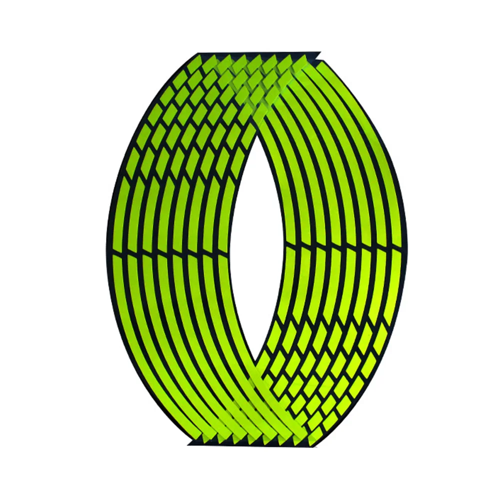 Светоотражающие золотые наклейки для мотоцикла полоска обода и Ободка Honda Yamaha