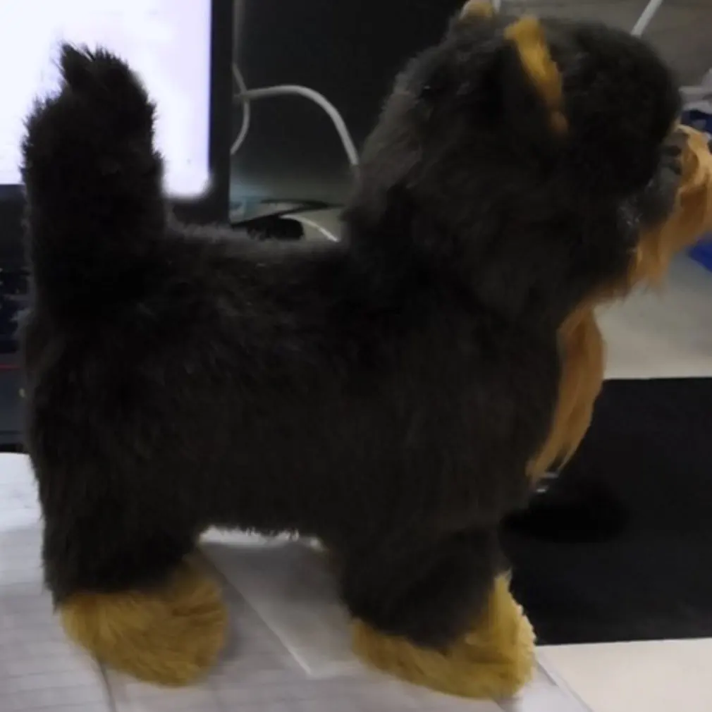 

Имитация собаки йоркширский терьер не может двигаться или лаять украшение подарок на день рождения праздничный подарок офисное украшение