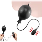 Огромные Надувные Анальная пробка дилдо насосом анальные расширитель расширяемый Вибратор Анальная пробка Вилки анальные шарики Секс-игрушки мастурбатор в виде влагалища