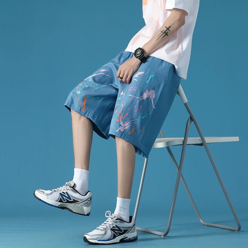 

New Men Fitness Bodybuilding Shorts Man Summer Gyms Workout Male Breathable Quick Dry Sportswear Jogger Beach Short Pants