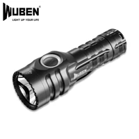 wuben edc flashlight e6 led flashlight 900 lumens outdoor flashlight waterproof flashlight