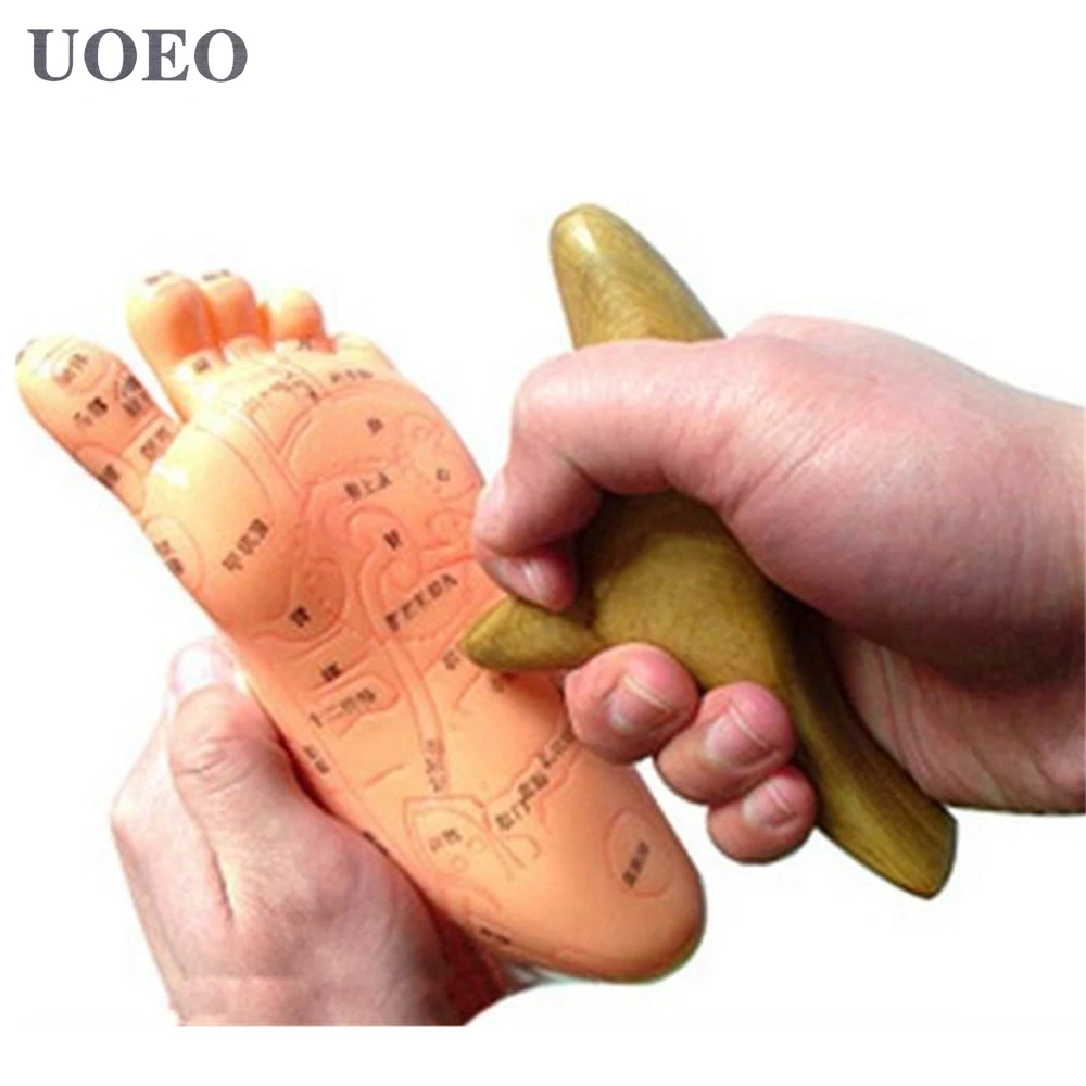 

Body Foot Relax Blood Circulation Wooden Massager Triangle Trigeminal Fragrant Wood Reflexology Tool SPA Therapy