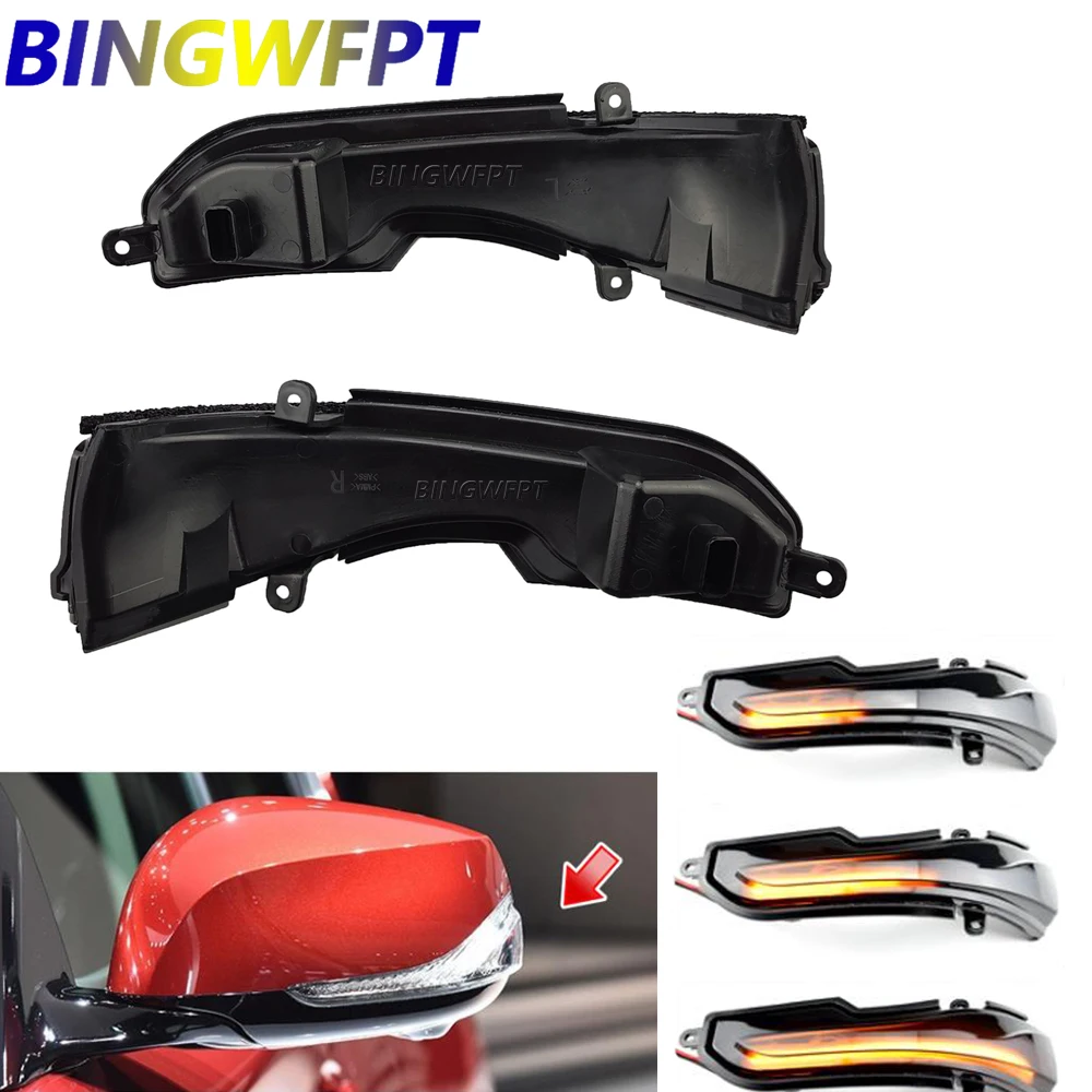 2X автомобильные аксессуары мигалка для бокового зеркала светодиодный