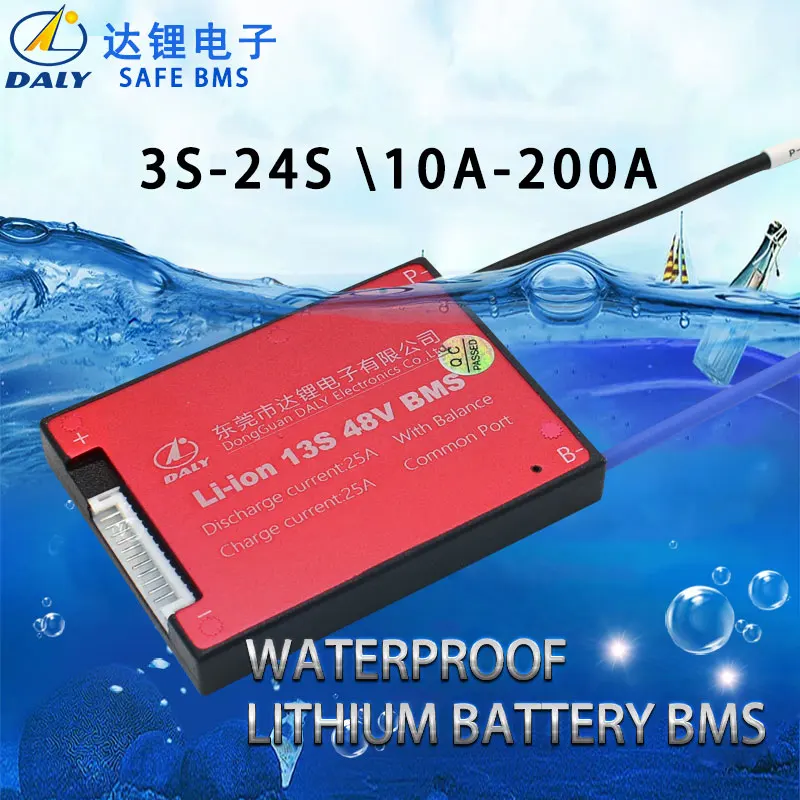 18650 3,6 V 3,7 V 13S 48V литий-ионный аккумулятор для электровелосипеда 18650 BMS 15A 20A 30A 40A 50A 60A батарея BMS зарядное напряжение 54,6 V с балансом