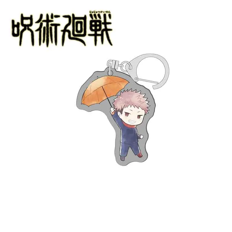 

Jujutsu Kaisen Yuji Itadori Kugisaki Nobara Acrylic Keychain Key Rings Badge