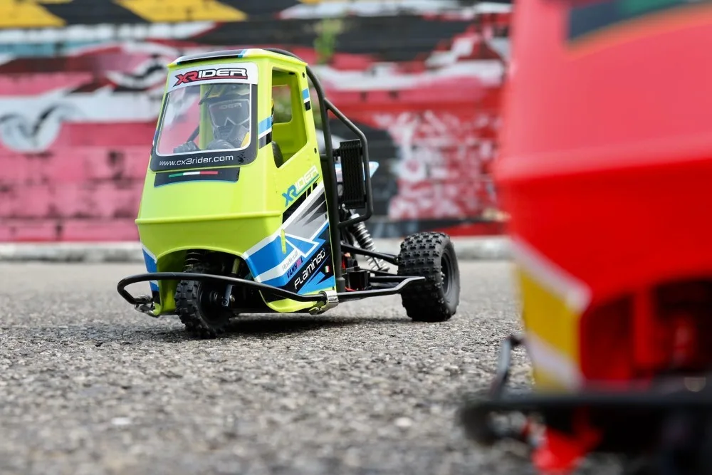Забавный RC X-Rider Фламинго 1/8 2,4G 2WD Rc автомобиль электрический трицикл мотоцикл трицикл RTR дрейф