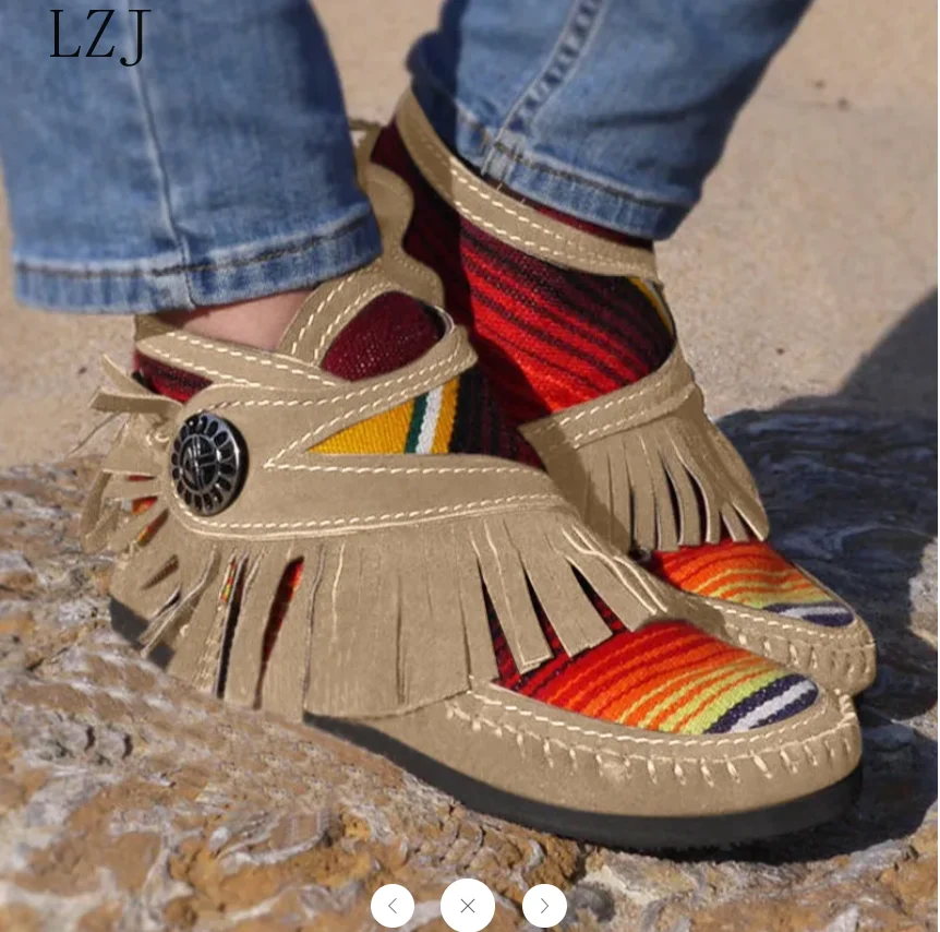 

Женские утепленные ботинки из коровьей замши и хлопка, зимняя обувь, женские плюшевые зимние ботинки, Мокасины, ботильоны на плоской подошв...