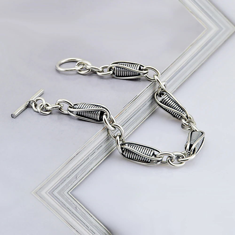 Высокое качество Винтаж тайское серебро ювелирные изделия твердого