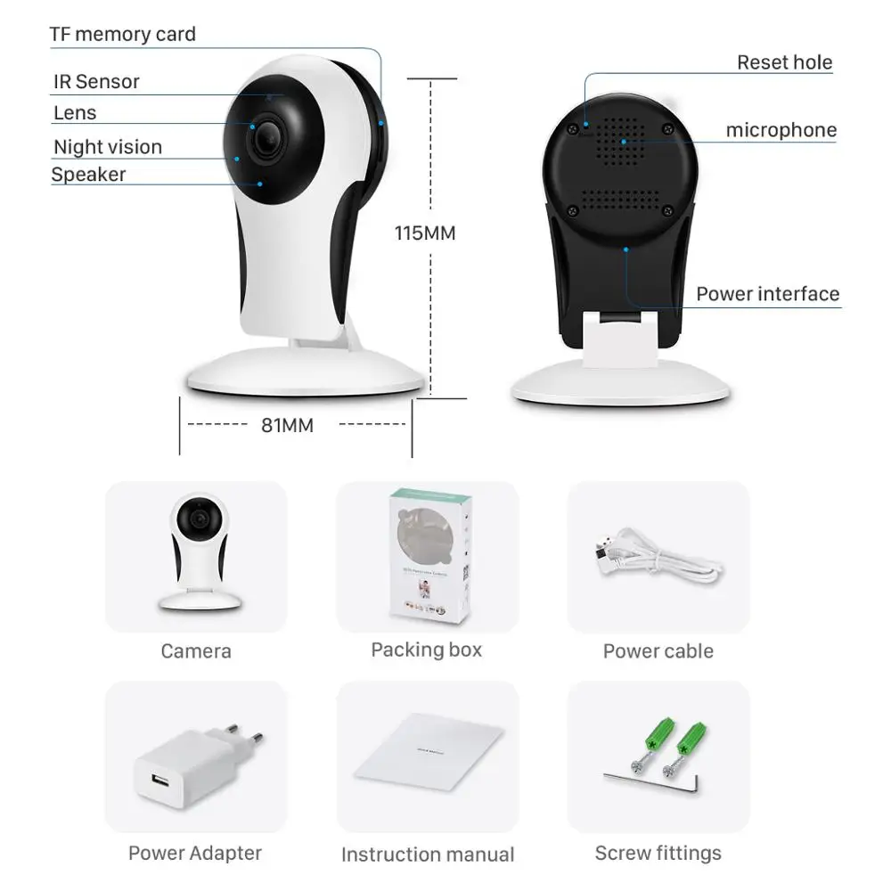 BESDER 960P HD мини wi-fi камера ик ночное видение 2-сторонняя аудио IP датчик движения SD