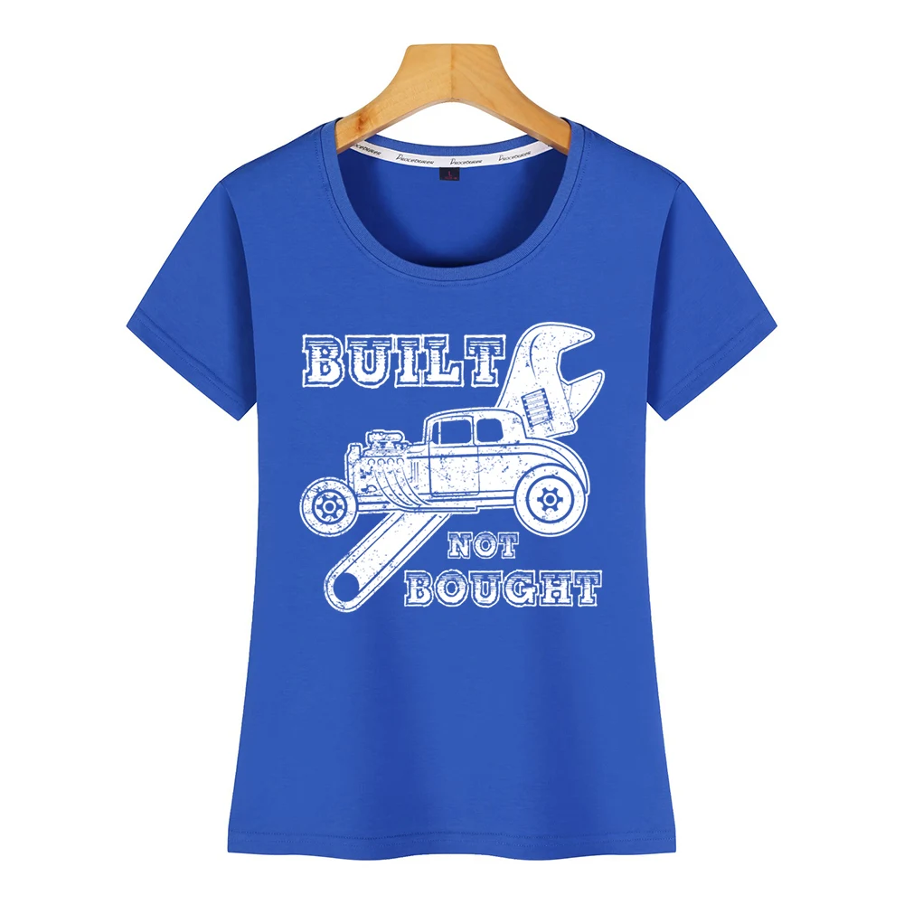 Tops T Shirt Women truck built not bought Comic Inscriptions Print Female Tshirt | Женская одежда