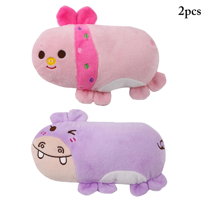 Игрушки для домашних животных плюшевый кролик в форме бегемота симпатичная