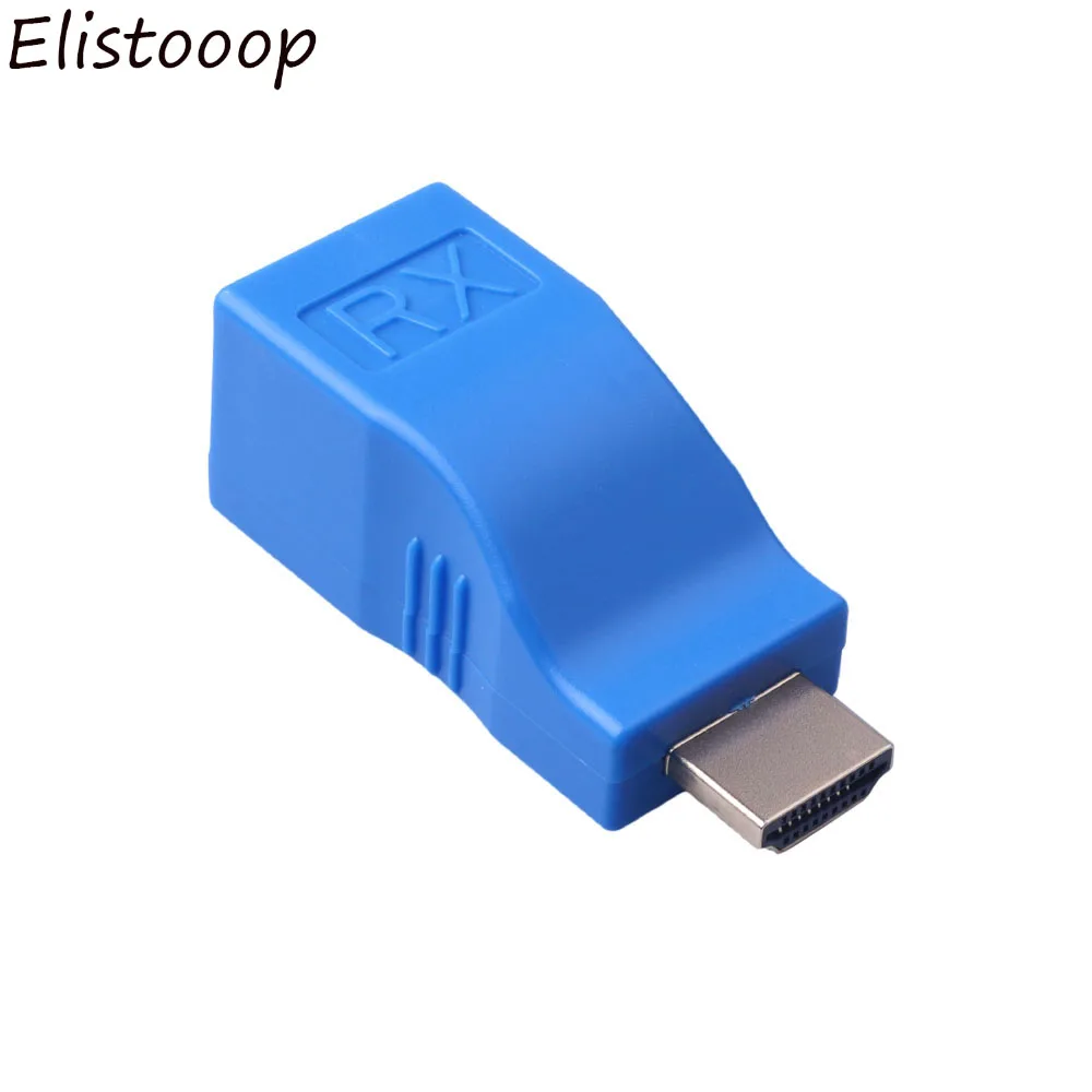 4K HDMI-совместимый удлинитель мини-порты RJ45 К HDMI-совместимому Over CAT 5e / 6 UTP LAN