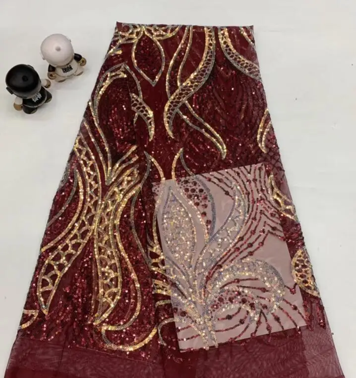 Модная Тюлевая вышивка французская сетчатая кружевная ткань фототкань с