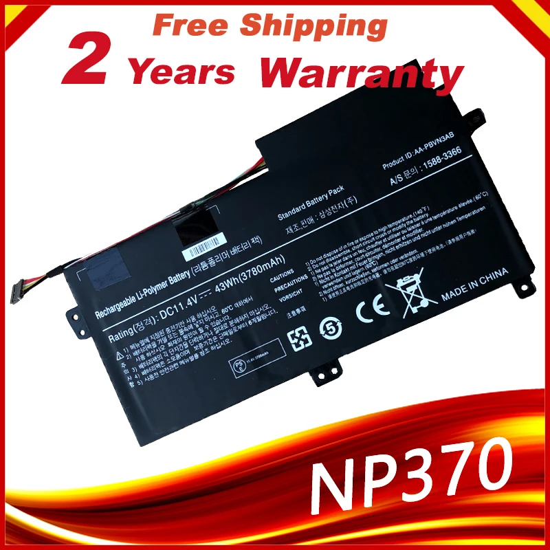 Аккумулятор для ноутбука Samsung AA PBVN3AB Np470 NP51OR5E NP510R5E Ba43 00358a NP370R4E Np510 NP370R5E 1588 3366
